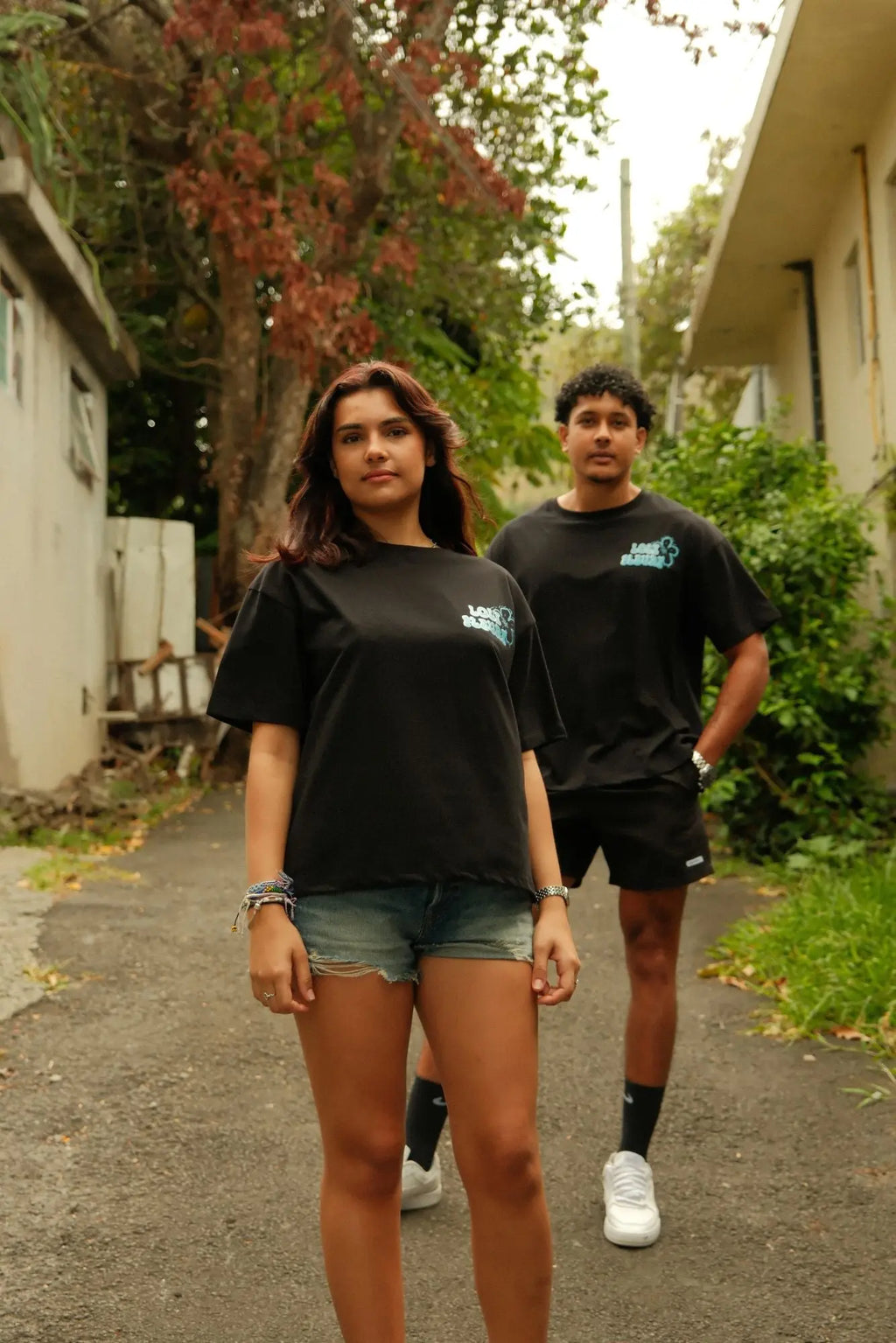 T-Shirt oversize 100% coton - Noir