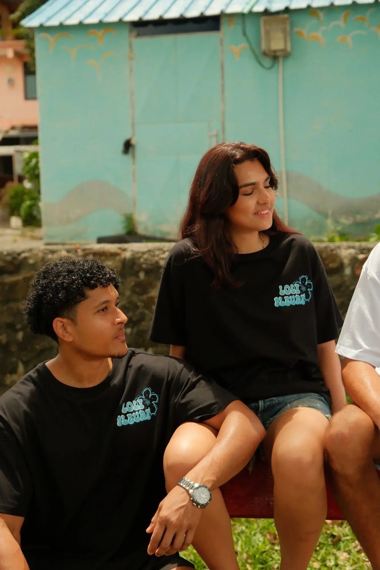 T-Shirt oversize 100% coton - Noir