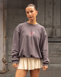 Loli Gris Volcan — Le Pull Oversize Loli