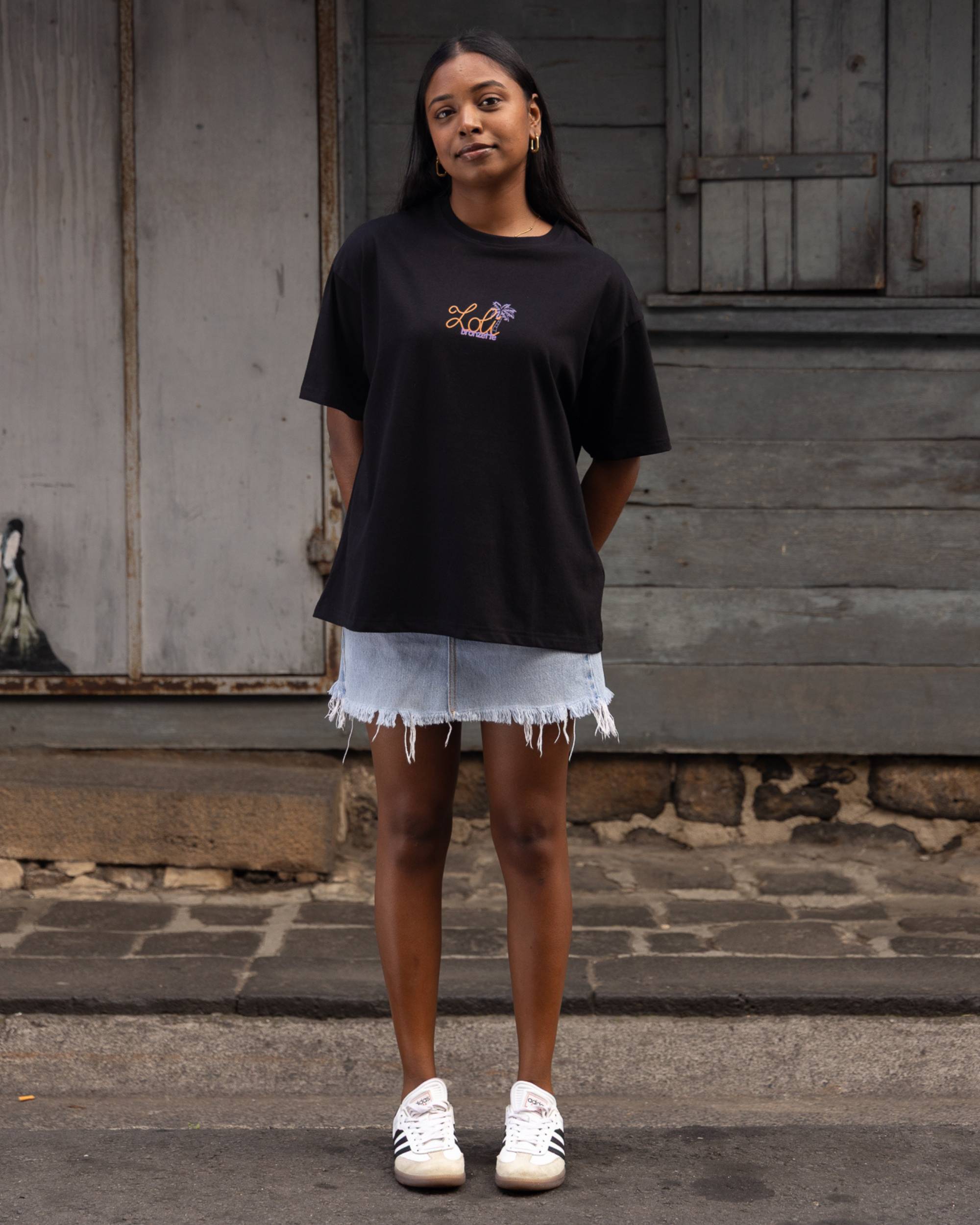 Loli Noir Éclipse — T-shirt Oversize Loli