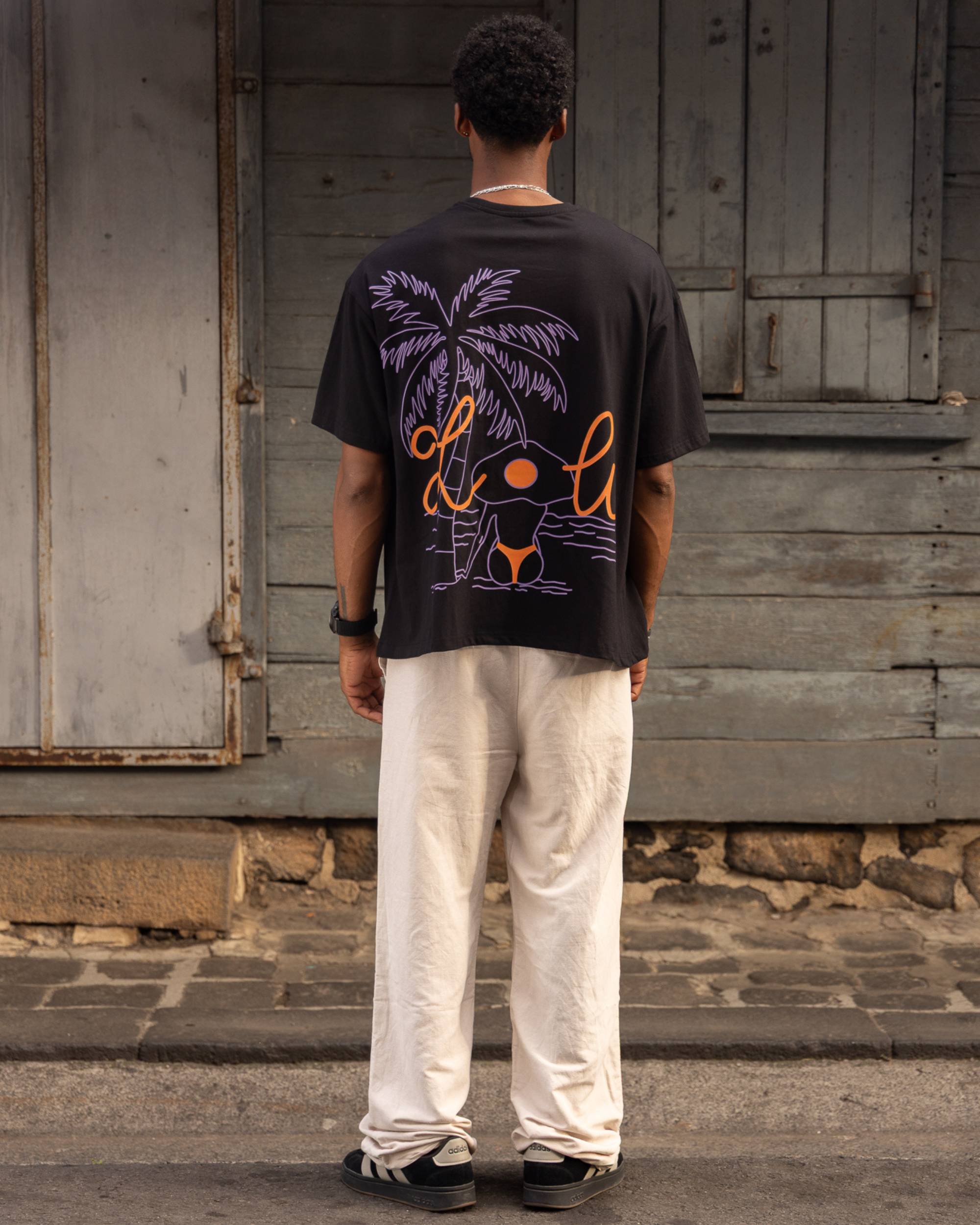 Loli Noir Éclipse — T-shirt Oversize Loli