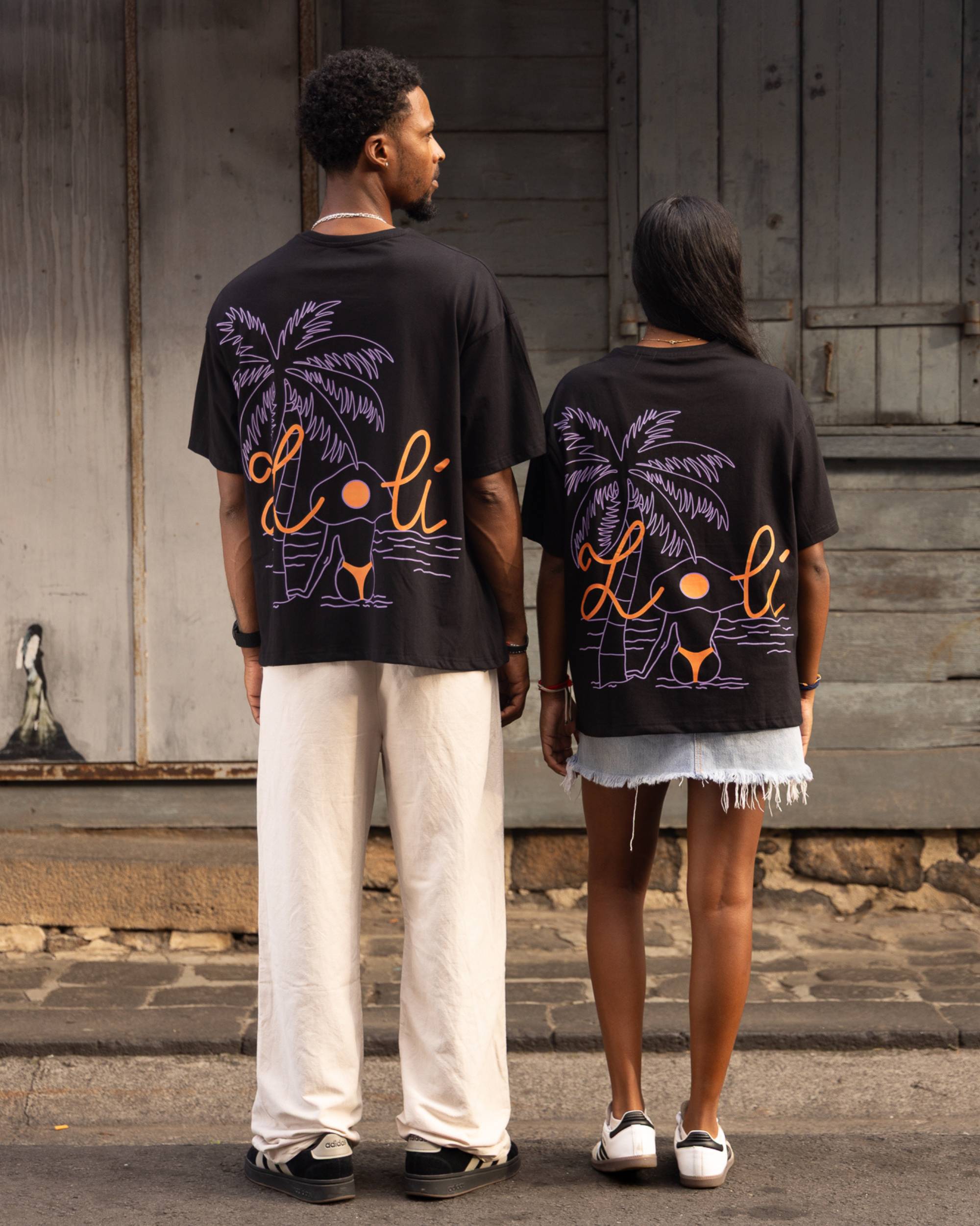 Loli Noir Éclipse — T-shirt Oversize Loli