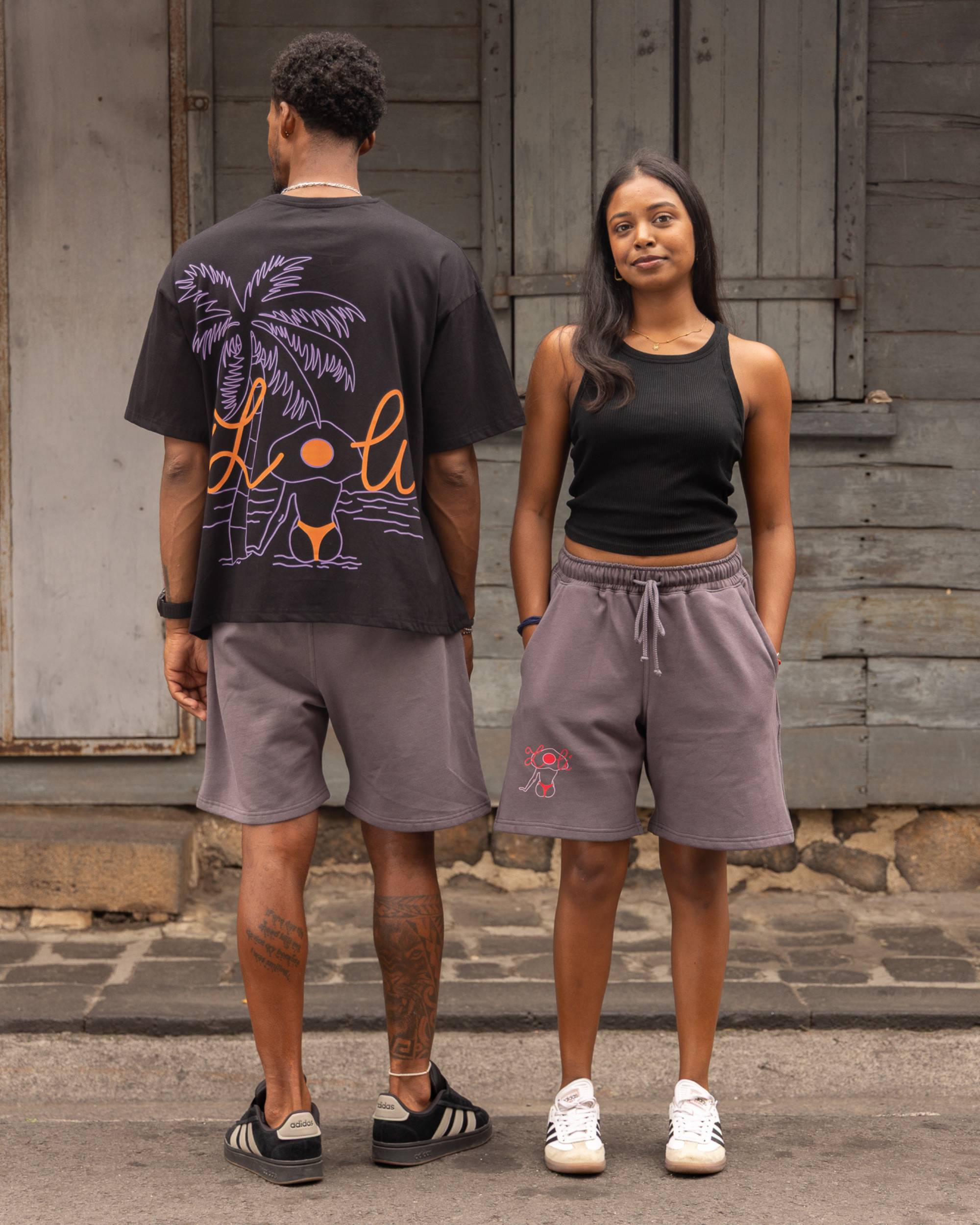 Loli Gris Volcan — Le Short Relax Loli
